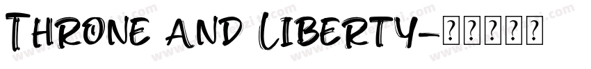 Throne and Liberty字体转换